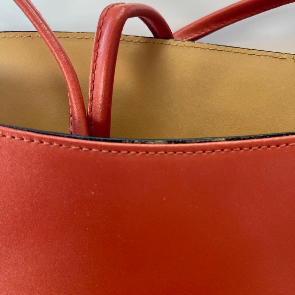 Cleo & Patel Orange Leather Bag - Picture 6 of 6